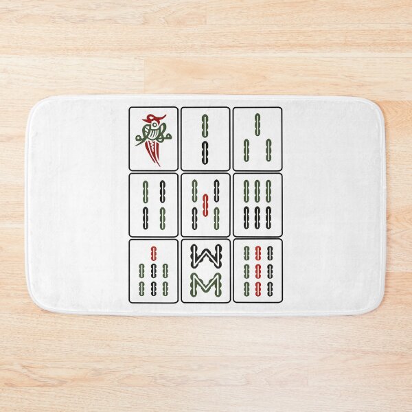 Item preview, Mahjong Tile Bamboo 'Sok' designed and sold by thestreetslocal.