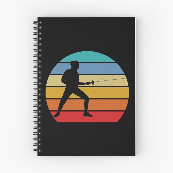 Item preview, Fencing Retro Fencer Silhouette designed and sold by playloud.