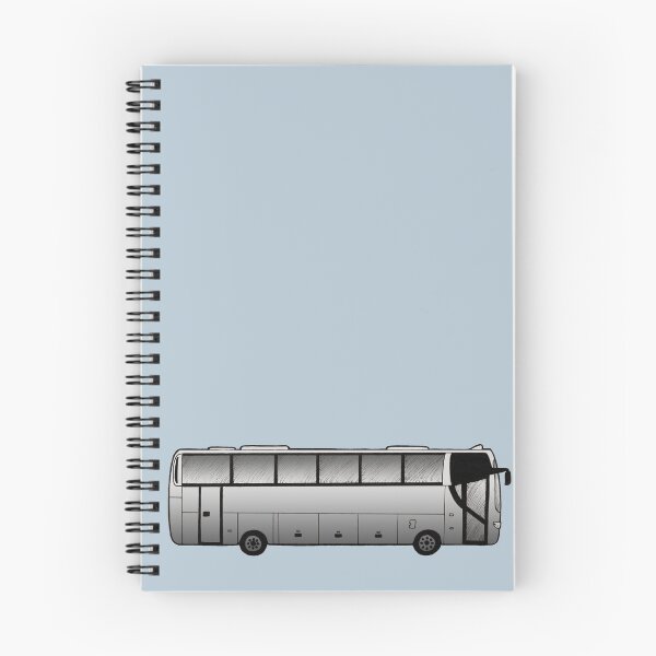 Item preview, Bus in grey scale (blue backgrounds) designed and sold by Djoui.