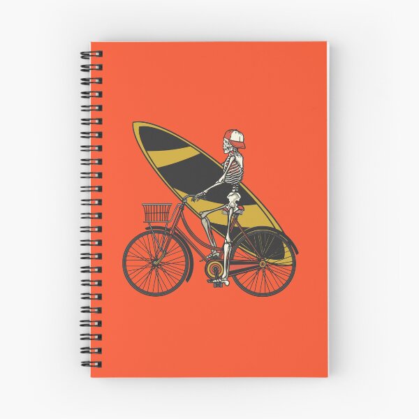 Item preview, Skeleton Sufer rides a bicycle designed and sold by DerSenat.