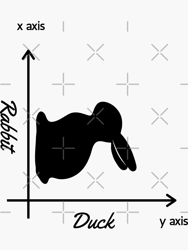  "Optische Täuschung Kaninchen oder Ente Mathematik Philosophie Bildidee 