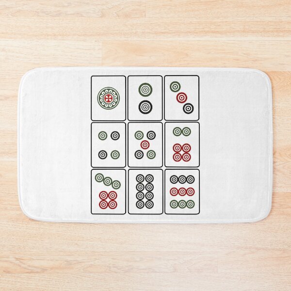 Item preview, Mahjong Tile Circles 'Tong' designed and sold by thestreetslocal.