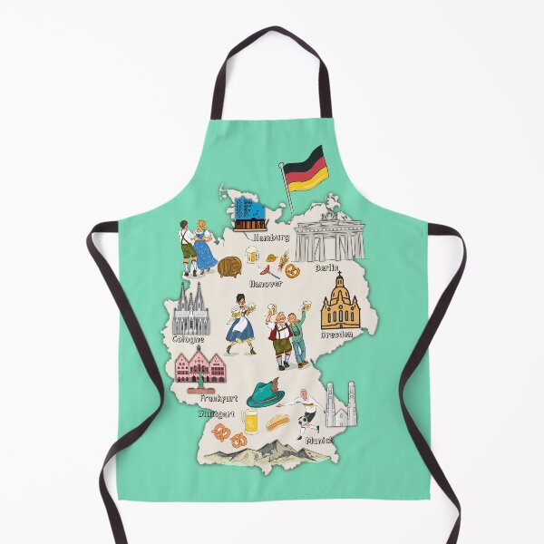 Item preview, Germany Map, Oktoberfest, major cities and Landmarks Map of Germany with flag designed and sold by mashmosh.