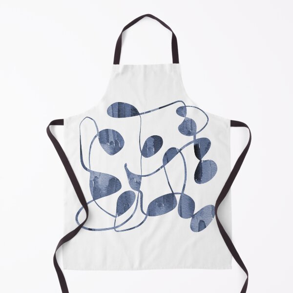 Item preview, Organic abstract watercolor in blue designed and sold by Aidi Riera.