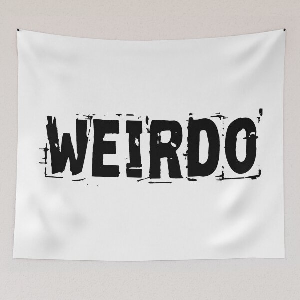 Item preview, WEIRDO - Black Writing 1 designed and sold by akaiawa.