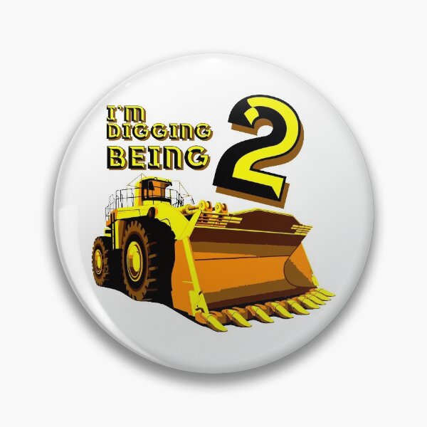 Item preview, 2 Year Old Bulldozer Construction Birthday Party T-shirt Toddler Tee designed and sold by raretshirtsuk.