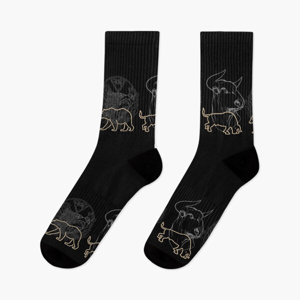 Item preview, Bull and Bear designed and sold by FourNuns.