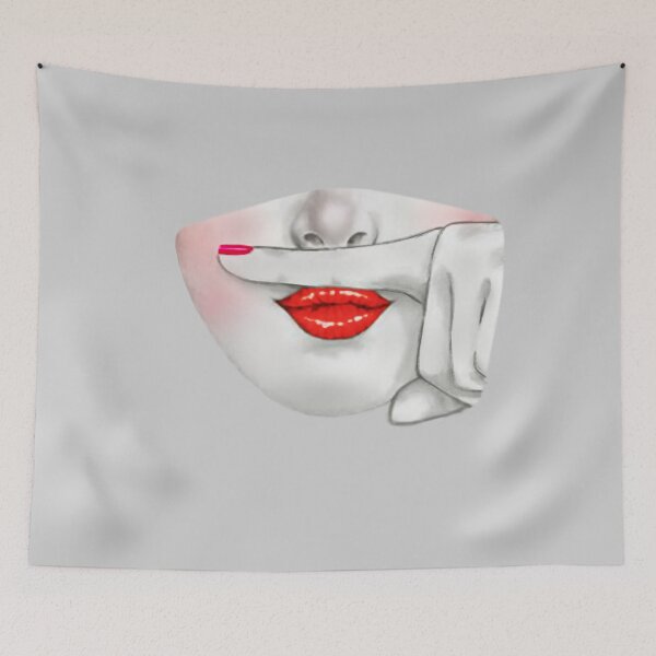 Item preview, Beautiful Female Face and Red Lips - Illustration designed and sold by Borislav Shekerdzhiyski.