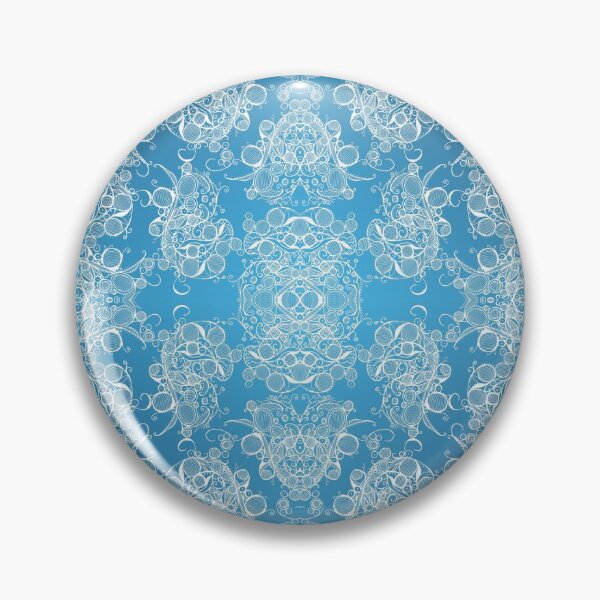 Item preview, Abstract White and Blue Geometric Pattern designed and sold by Sebastian Grafmann.