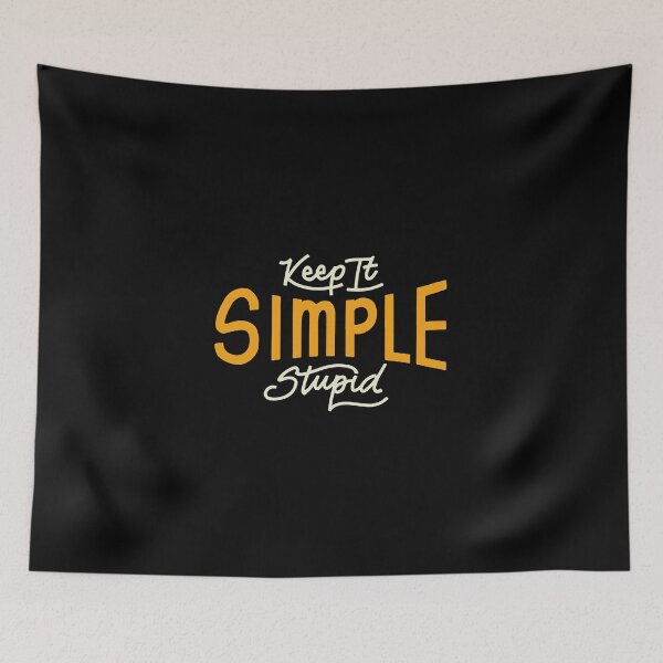 Item preview, Keep It Simple Stupid designed and sold by OldiesGoldies.