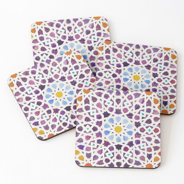 Item preview, zellige moroccan mosaic tilework, traditional moroccan art designed and sold by NoetherSym.