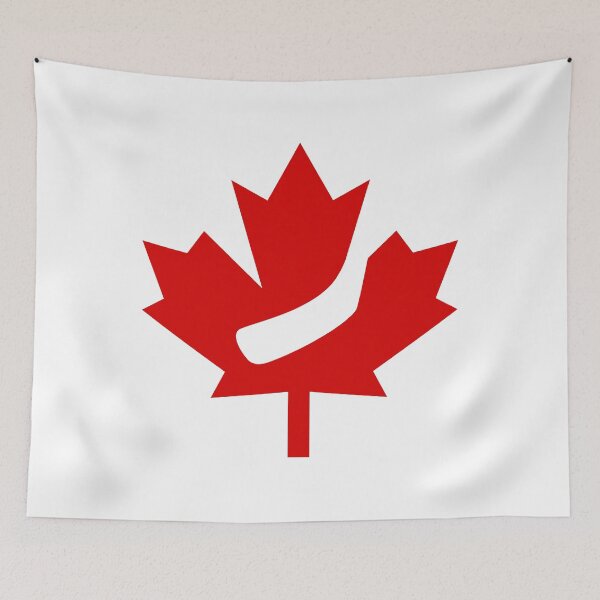 Artikelvorschau, HOCKEY CAN, CANADA MAPLE LEAF WITH STICK, BY SUBGIRL entworfen und verkauft von SUBGIRL.