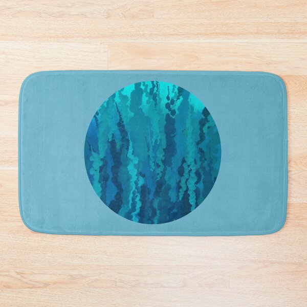 Item preview, Blue artistic waves and splashes of paint designed and sold by Aniyah.