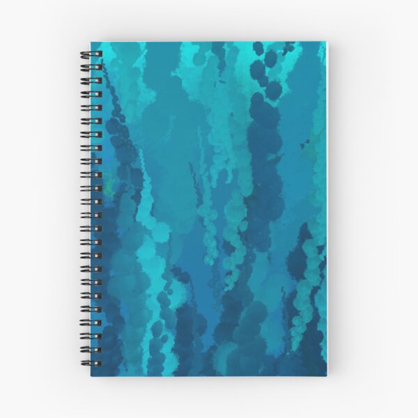 Item preview, Blue artistic waves and splashes of paint designed and sold by Aniyah.