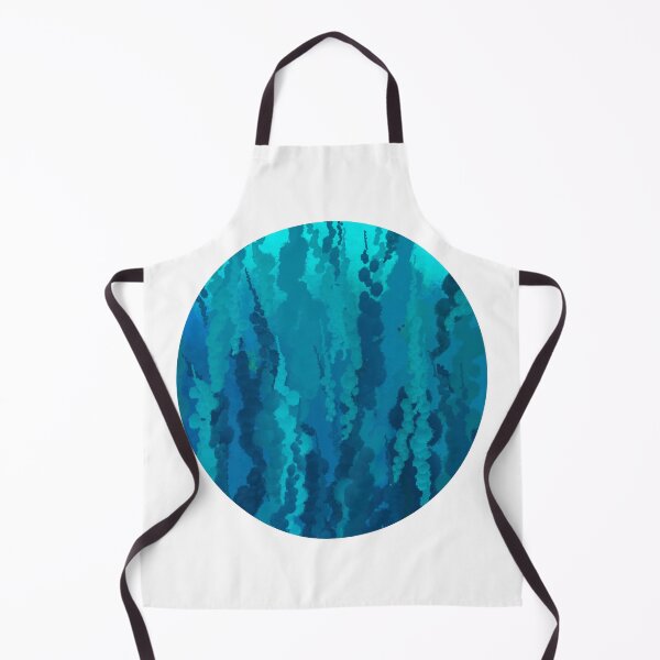 Item preview, Blue artistic waves and splashes of paint designed and sold by Aniyah.