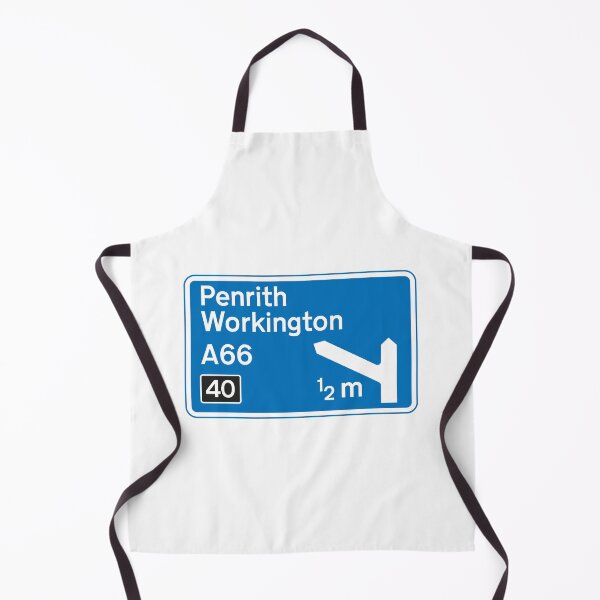 Item preview, Penrith, Workington A66 Motorway Road Sign UK Cumbria designed and sold by Cumbria Guru.