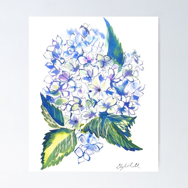 Item preview, Hydrangeas  designed and sold by Liz HL Art Shop.
