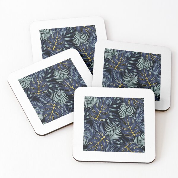 Item preview, Tropical Pattern Palm Tree Monstera Leaves designed and sold by SoccaTamam.