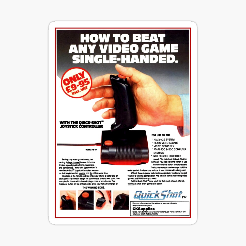 JOYSTICK ADVERTISEMENT