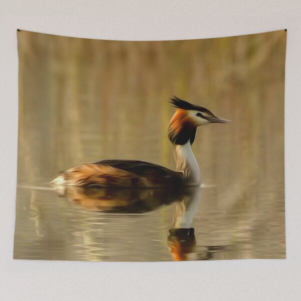 Item preview, Great crested grebe designed and sold by Guardi71.