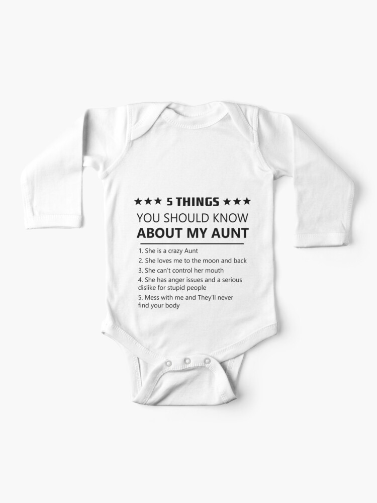 Crazy deals aunt onesie