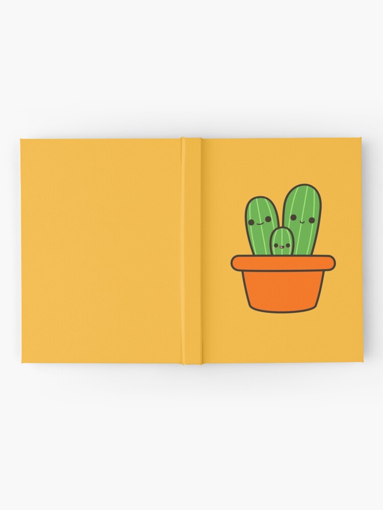 Cute cactus in blue pot Sticker for Sale by peppermintpopuk