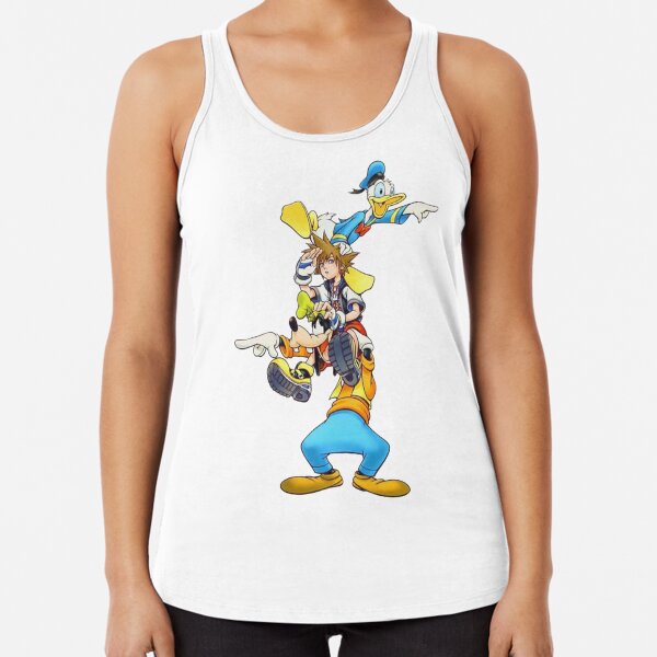 Mickey Mouse Donald Goofy Comic Women's Hollow Vest + Women's