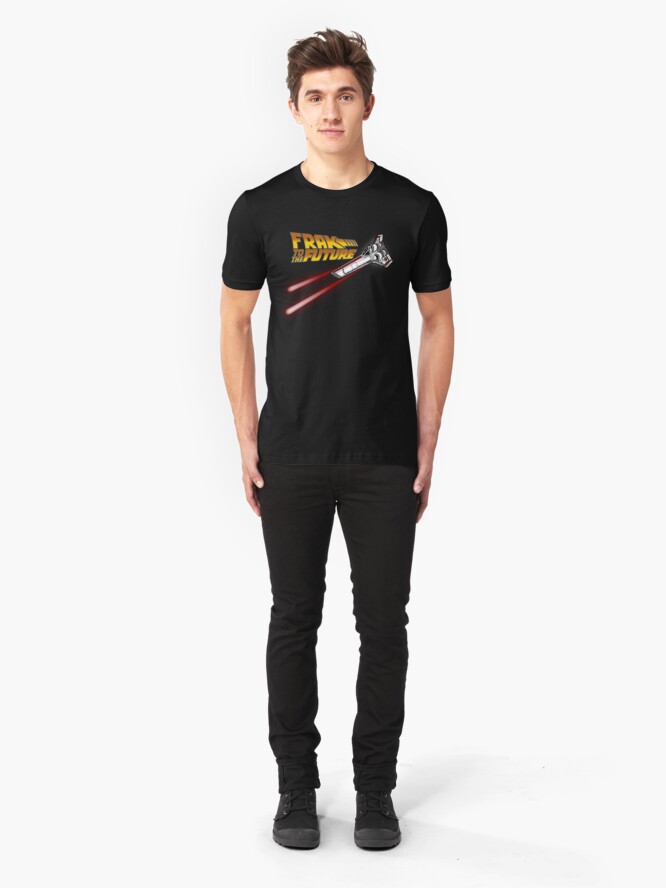 Alternate view of FRAK to the FUTURE (v2) Slim Fit T-Shirt
