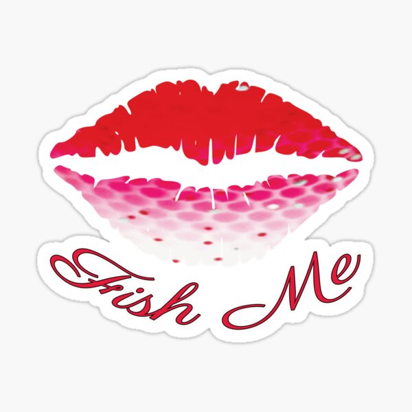 Download Fish With Lips Stickers Redbubble