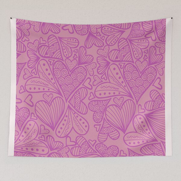 Item preview, Zentangle Inspired Art Heart Sweet Pink designed and sold by REApparelCo.