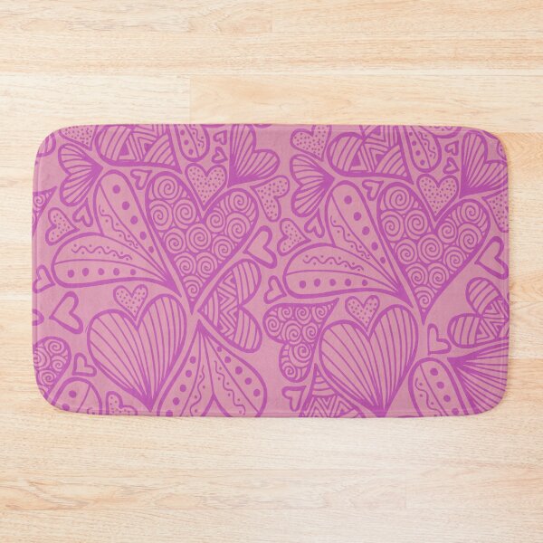 Item preview, Zentangle Inspired Art Heart Sweet Pink designed and sold by REApparelCo.