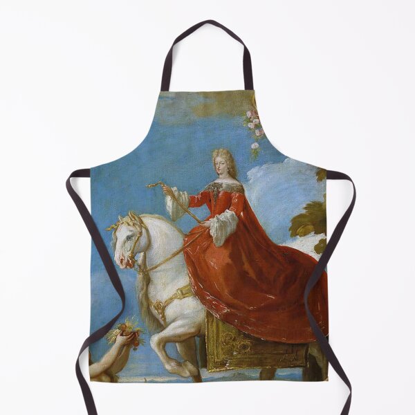 Item preview, Doña Mariana de Neoburgo a caballo on Horseback portrait - Vintage painting designed and sold by Vintage Designs +.