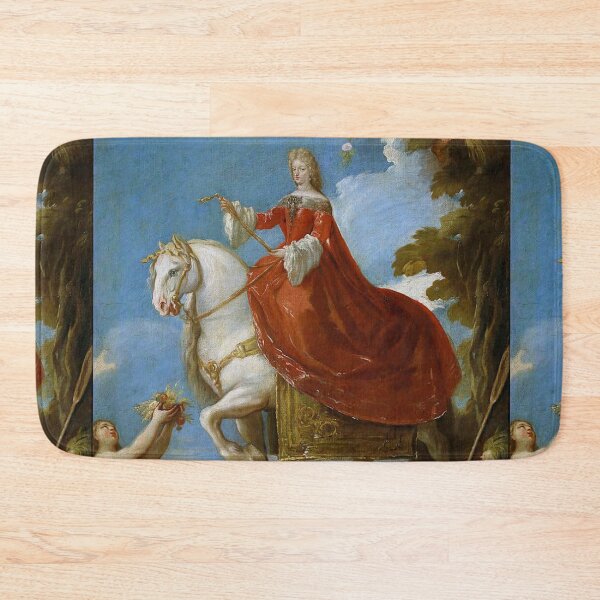 Item preview, Doña Mariana de Neoburgo a caballo on Horseback portrait - Vintage painting designed and sold by Vintage Designs +.