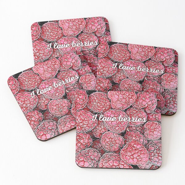 Item preview, I love berries, raspberries! designed and sold by LittleAngy.