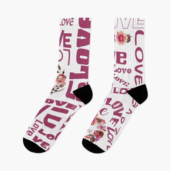 Item preview, f BEAUTIFUL WORDSMITH - LOVE TYPOGRAPHY WITH RED SUNFLOWERS FLORAL WREATHS AND SINGLE FLOWERS designed and sold by Artistree.