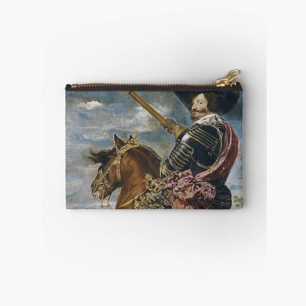Item preview, A royal Cavalier Count of Spain on Horseback portrait - Vintage painting by Velazquez designed and sold by Vintage Designs +.