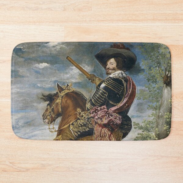 Item preview, A royal Cavalier Count of Spain on Horseback portrait - Vintage painting by Velazquez designed and sold by Vintage Designs +.