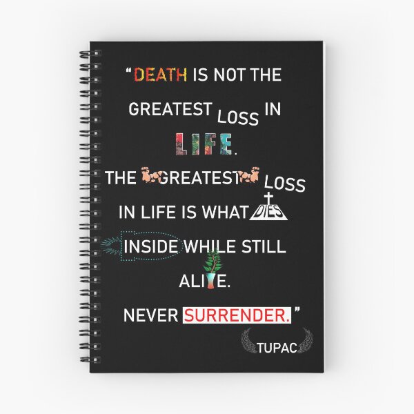 Item preview, Tupac's Words of Wisdom designed and sold by LifeOrganizers.