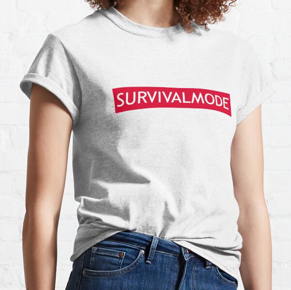 Survival Mode Gifts Merchandise Redbubble - roblox deathrun ice cavern roblox shirt generator