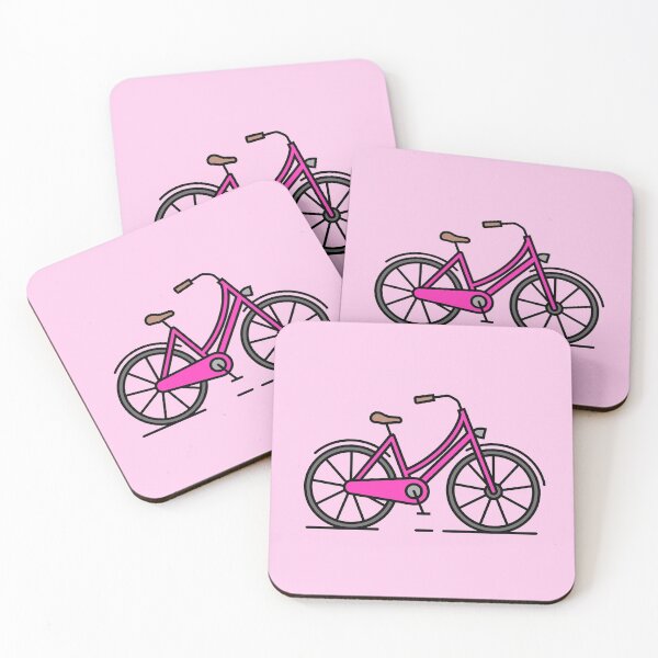 Item preview, Pink Bicycle designed and sold by The Japanese Sticker Shop.