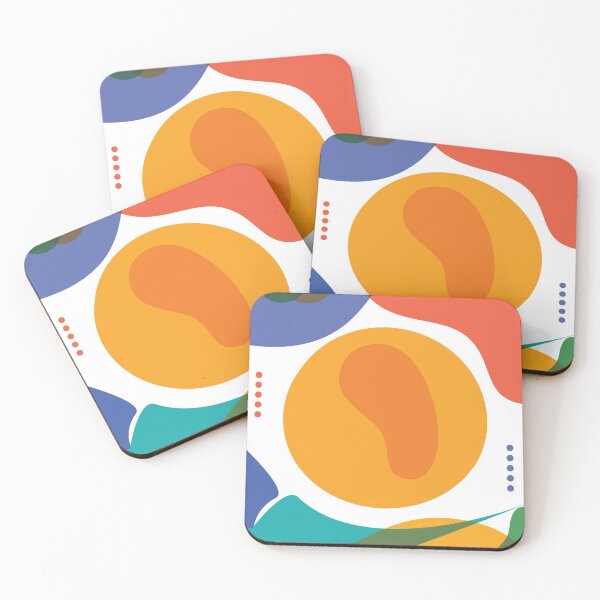 Item preview, Abstract waves colourful retro vintage designed and sold by Arctic frame studio.