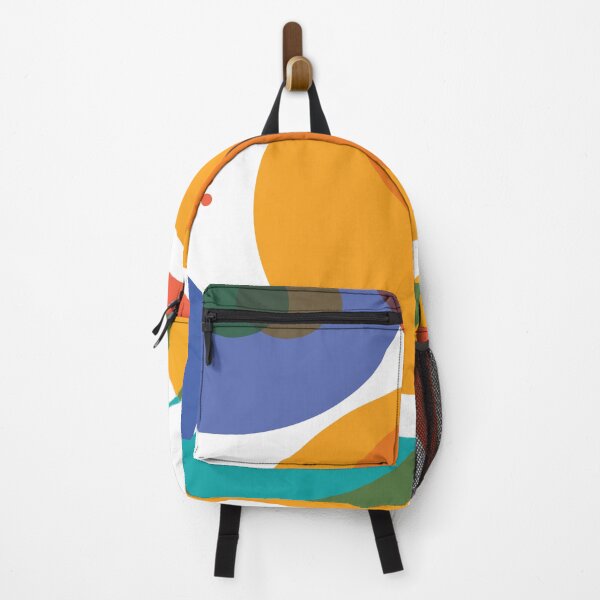 Item preview, Abstract waves colourful retro vintage designed and sold by Arctic frame studio.