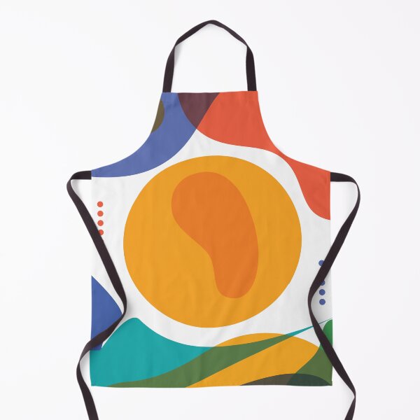 Item preview, Abstract waves colourful retro vintage designed and sold by Arctic frame studio.