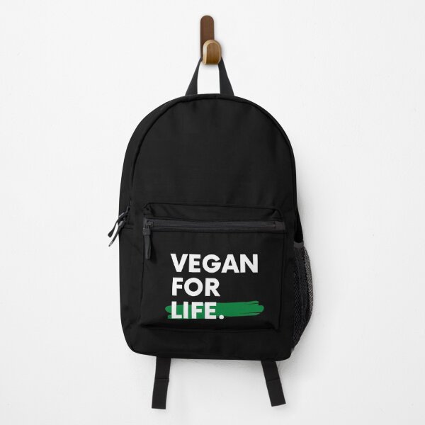 Vista previa del artículo con la obra «Vegano para toda la vida», diseñado y vendido por VeganChica.