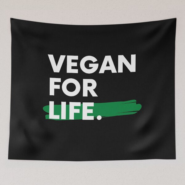 Item preview, Vegan for life designed and sold by VeganChica.