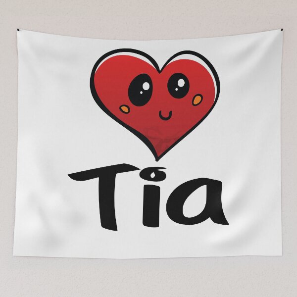 Item preview, Tia Cute Heart Name designed and sold by ProjectX23.
