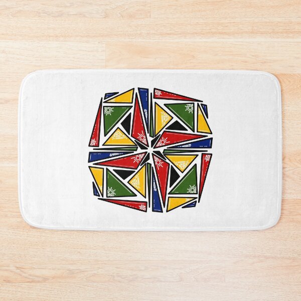 Item preview, Colourful Geometric Triangles  designed and sold by NMARTWORKS.