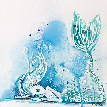 Artwork thumbnail, Blue Bubbles by Sara Riches