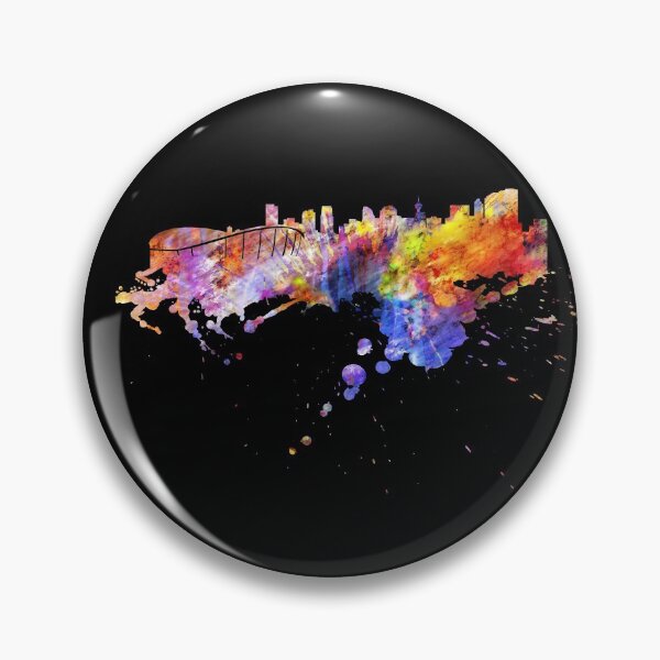 Item preview, Calgary Alberta Canada Skyline Stampede Gift designed and sold by DerNerd.