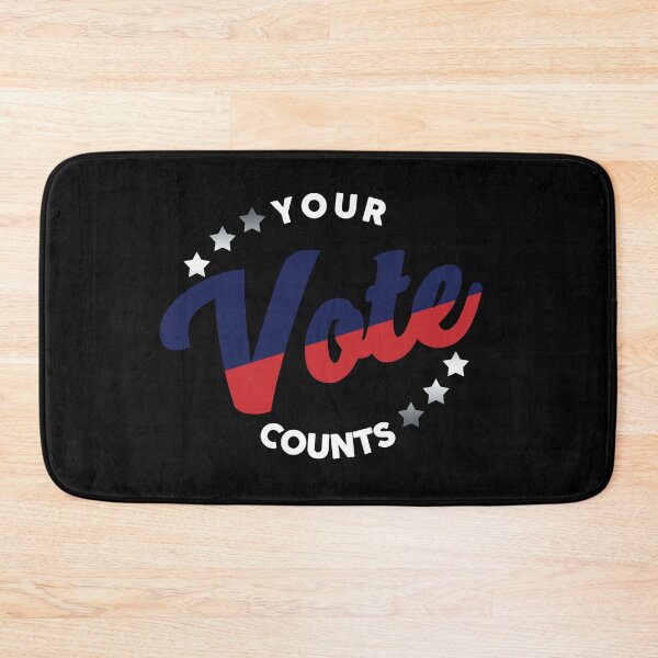 Item preview, Your Vote Counts - Cool Red And Blue With Stars And Text Effects designed and sold by leo121687.